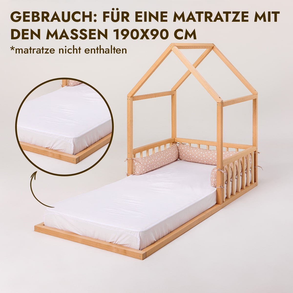 Montessori Kinderbett ab 2 Jahren-3